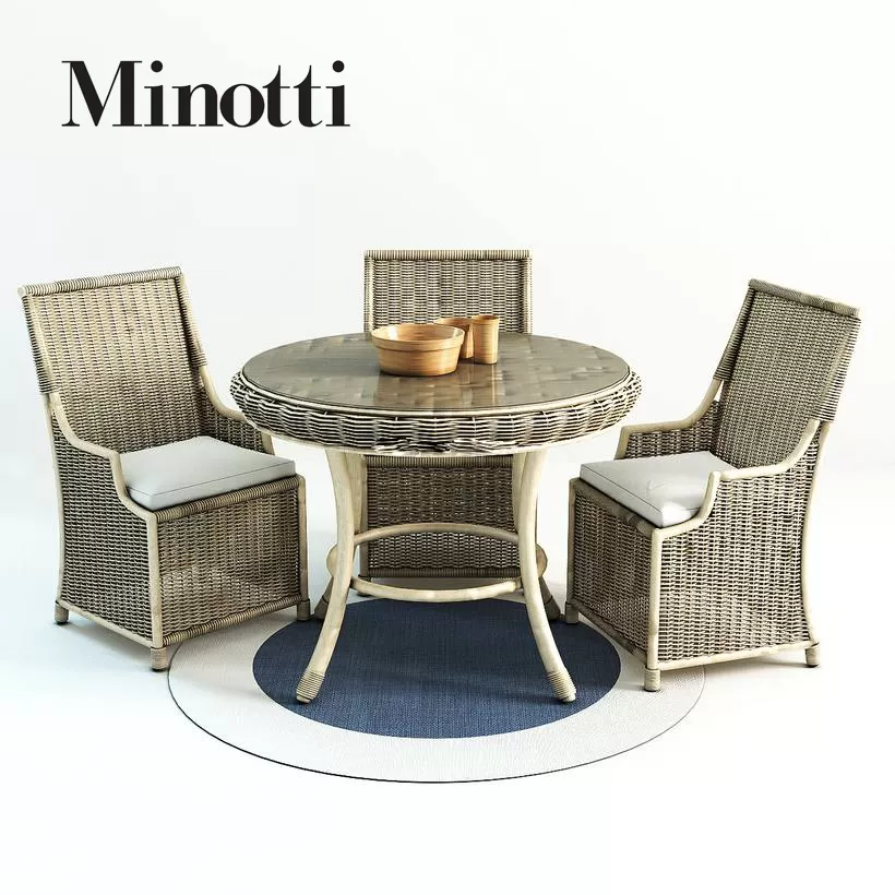 DECOR HELPER – LIVINGROOM – RATTAN 3D MODELS – 41