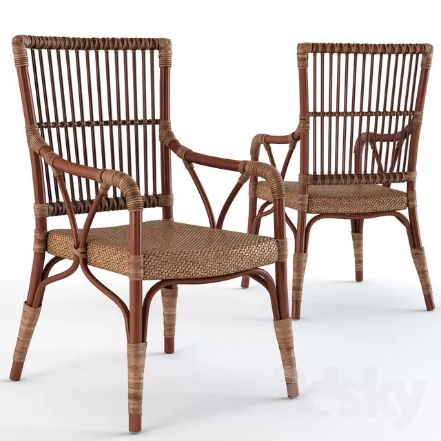 DECOR HELPER – LIVINGROOM – RATTAN 3D MODELS – 64