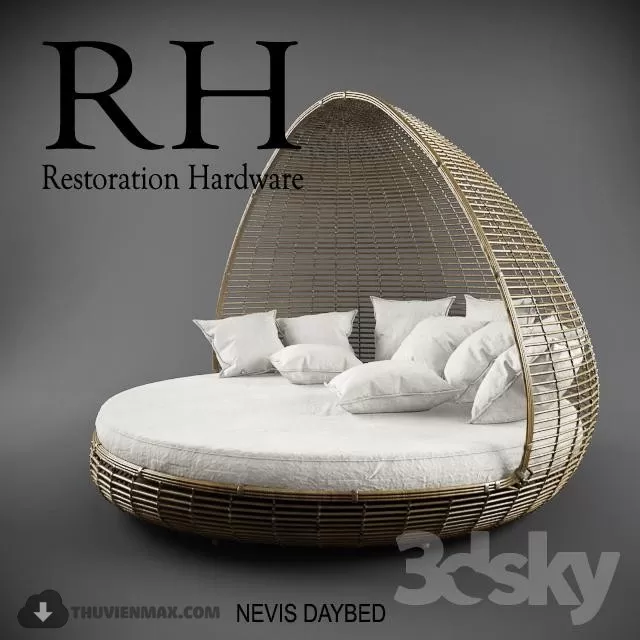 DECOR HELPER – LIVINGROOM – RATTAN 3D MODELS – 10