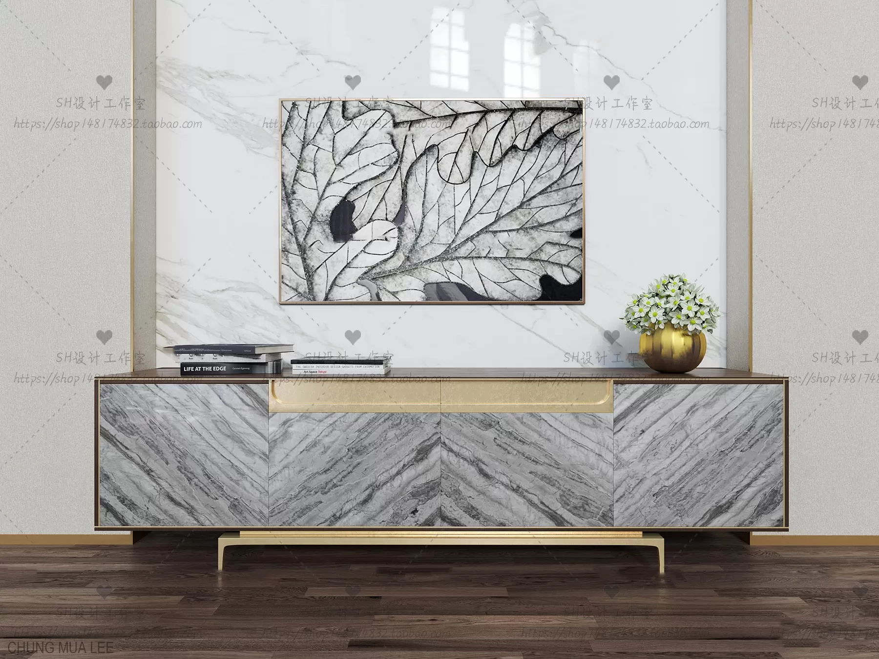 DECOR HELPER – LIVINGROOM – SIDEBOARD 3D MODELS – 51