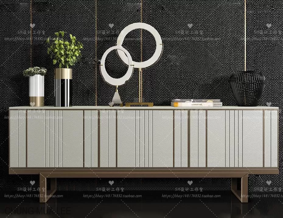 DECOR HELPER – LIVINGROOM – SIDEBOARD 3D MODELS – 57