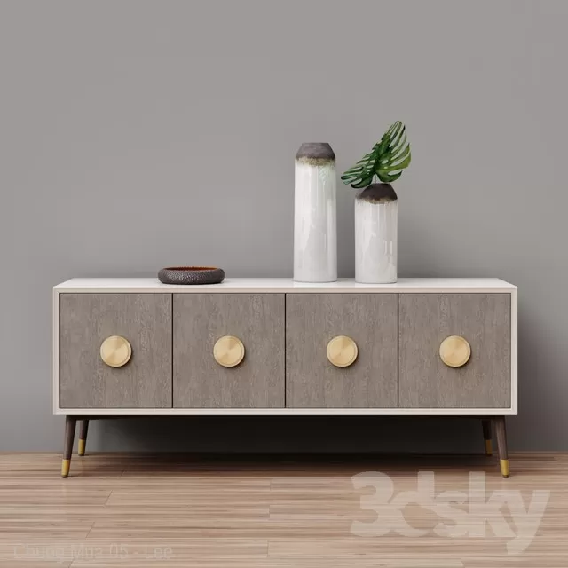 DECOR HELPER – LIVINGROOM – SIDEBOARD 3D MODELS – 87