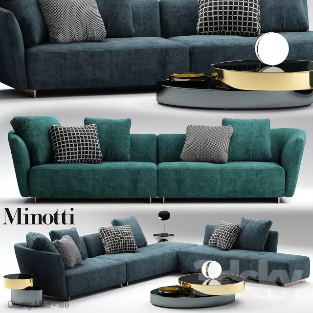 DECOR HELPER – LIVINGROOM – SOFA 3D MODELS – 107