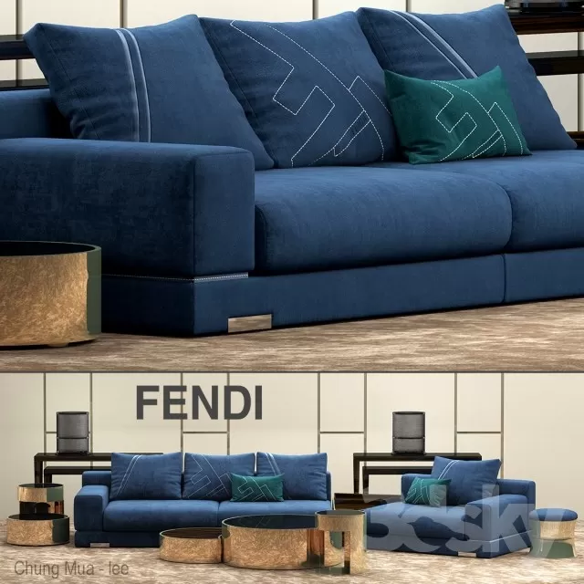 DECOR HELPER – LIVINGROOM – SOFA 3D MODELS – 110