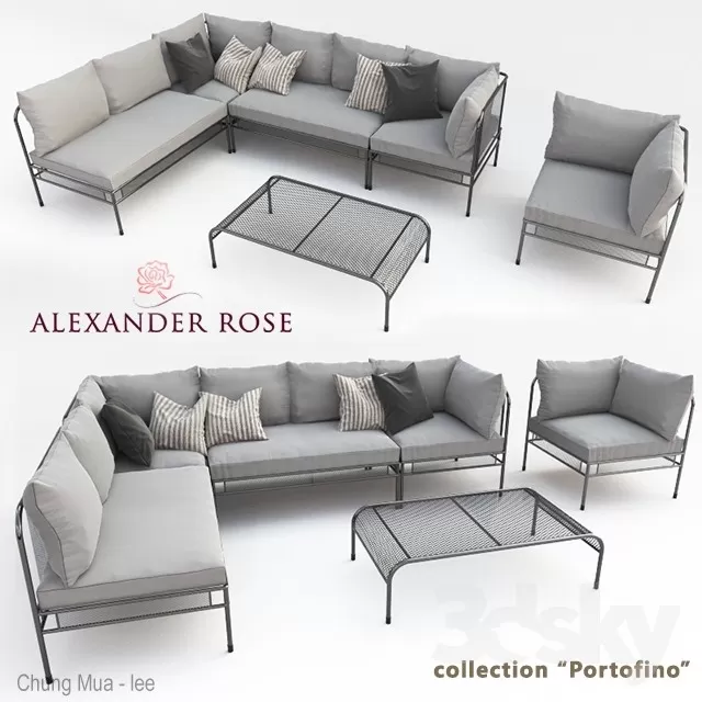 DECOR HELPER – LIVINGROOM – SOFA 3D MODELS – 114