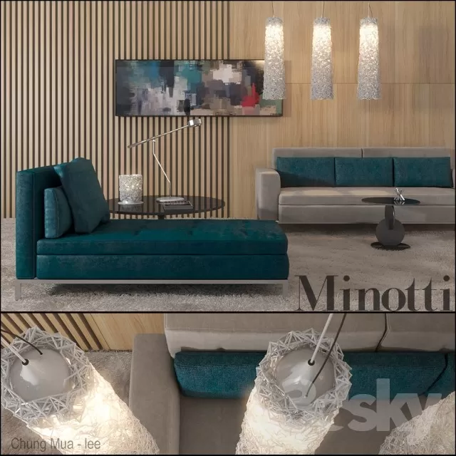 DECOR HELPER – LIVINGROOM – SOFA 3D MODELS – 119