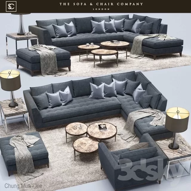 DECOR HELPER – LIVINGROOM – SOFA 3D MODELS – 121