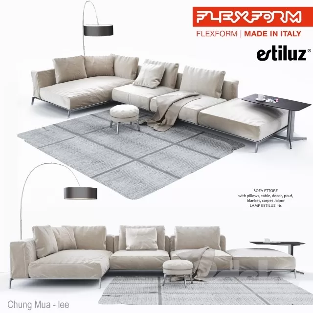 DECOR HELPER – LIVINGROOM – SOFA 3D MODELS – 123