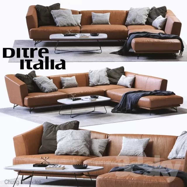 DECOR HELPER – LIVINGROOM – SOFA 3D MODELS – 124