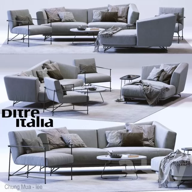 DECOR HELPER – LIVINGROOM – SOFA 3D MODELS – 131