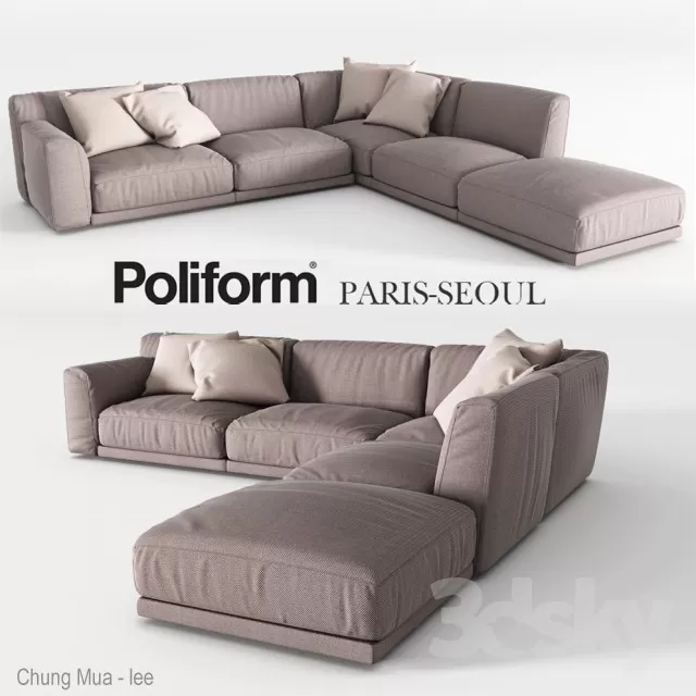 DECOR HELPER – LIVINGROOM – SOFA 3D MODELS – 139