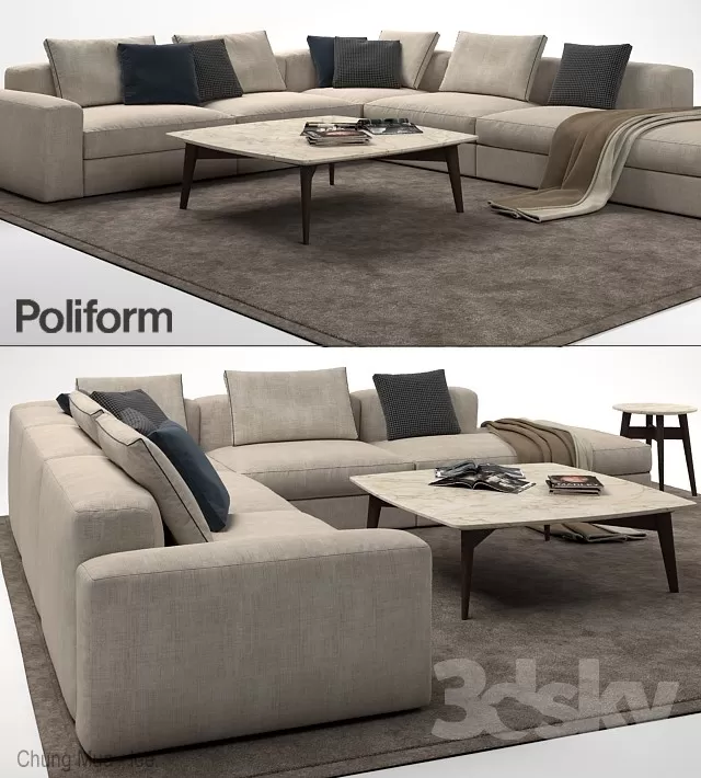 DECOR HELPER – LIVINGROOM – SOFA 3D MODELS – 141