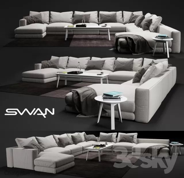 DECOR HELPER – LIVINGROOM – SOFA 3D MODELS – 146