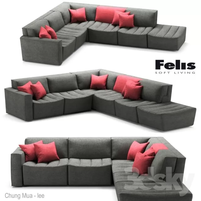 DECOR HELPER – LIVINGROOM – SOFA 3D MODELS – 148