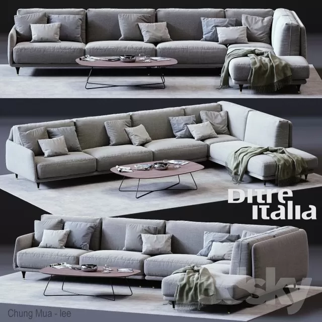 DECOR HELPER – LIVINGROOM – SOFA 3D MODELS – 153