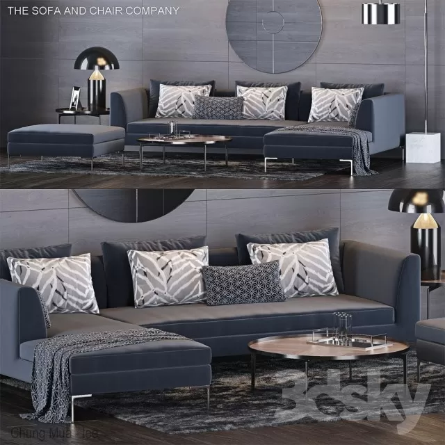 DECOR HELPER – LIVINGROOM – SOFA 3D MODELS – 166