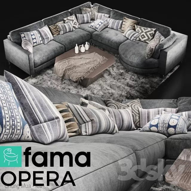 DECOR HELPER – LIVINGROOM – SOFA 3D MODELS – 167