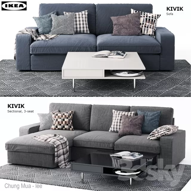 DECOR HELPER – LIVINGROOM – SOFA 3D MODELS – 173