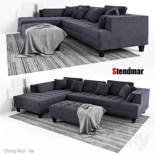 DECOR HELPER – LIVINGROOM – SOFA 3D MODELS – 174