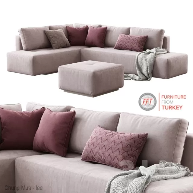 DECOR HELPER – LIVINGROOM – SOFA 3D MODELS – 181