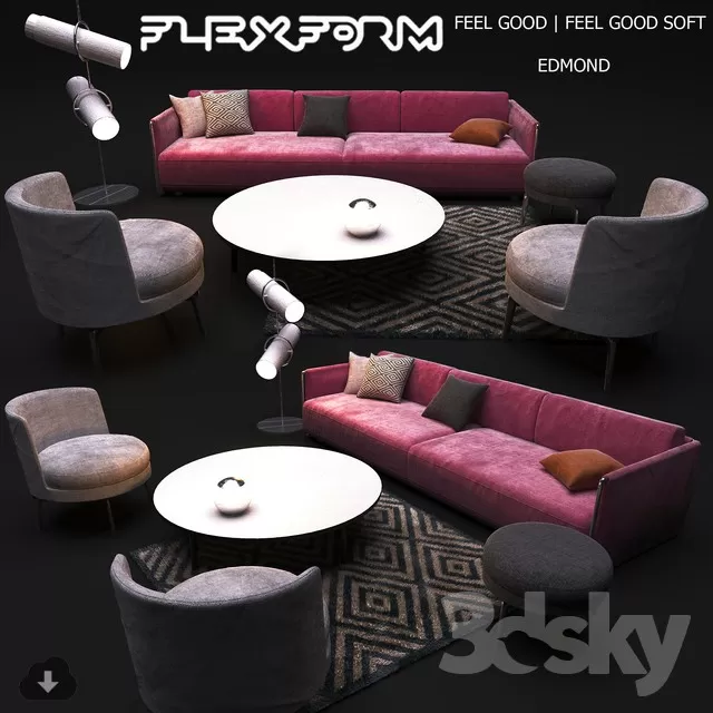 DECOR HELPER – LIVINGROOM – SOFA 3D MODELS – 20