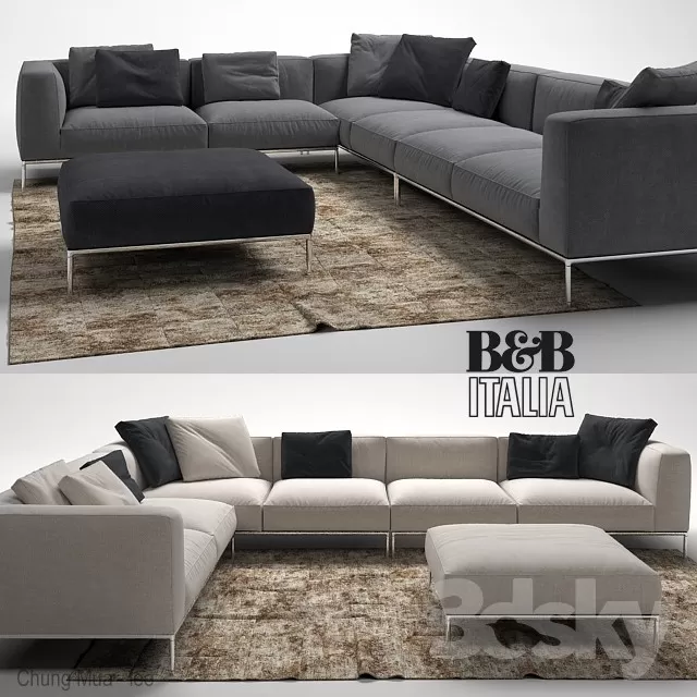 DECOR HELPER – LIVINGROOM – SOFA 3D MODELS – 200