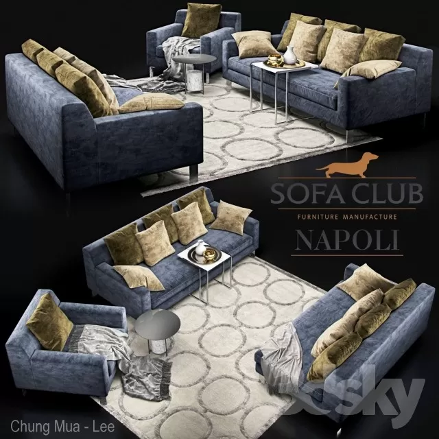 DECOR HELPER – LIVINGROOM – SOFA 3D MODELS – 3