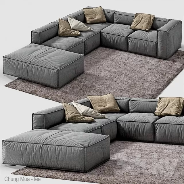 DECOR HELPER – LIVINGROOM – SOFA 3D MODELS – 206