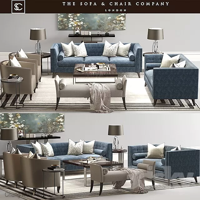DECOR HELPER – LIVINGROOM – SOFA 3D MODELS – 233