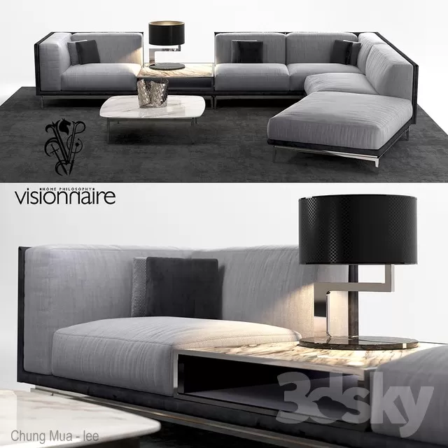 DECOR HELPER – LIVINGROOM – SOFA 3D MODELS – 253
