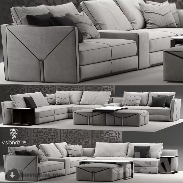 DECOR HELPER – LIVINGROOM – SOFA 3D MODELS – 28