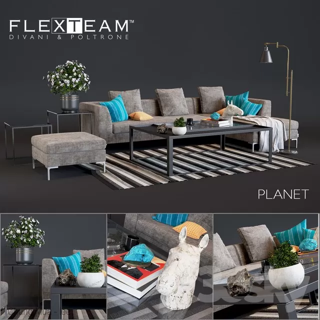 DECOR HELPER – LIVINGROOM – SOFA 3D MODELS – 293