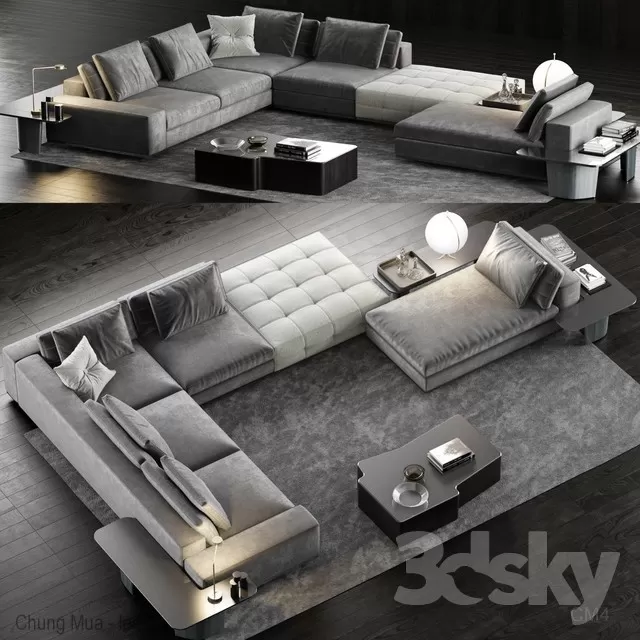 DECOR HELPER – LIVINGROOM – SOFA 3D MODELS – 295