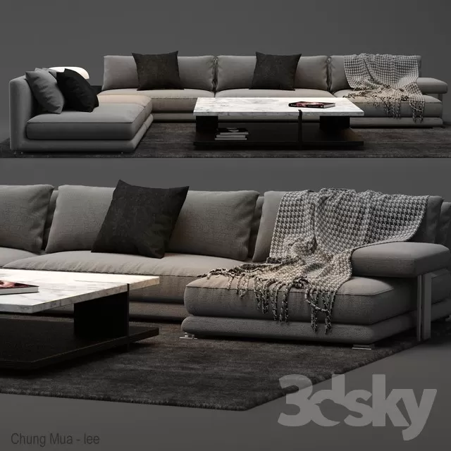 DECOR HELPER – LIVINGROOM – SOFA 3D MODELS – 304