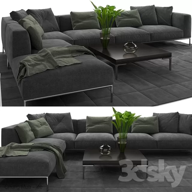 DECOR HELPER – LIVINGROOM – SOFA 3D MODELS – 308