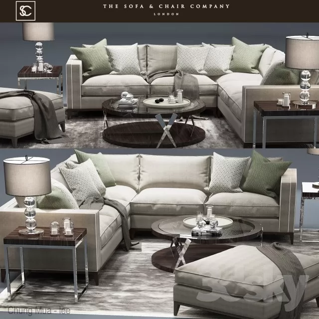DECOR HELPER – LIVINGROOM – SOFA 3D MODELS – 310