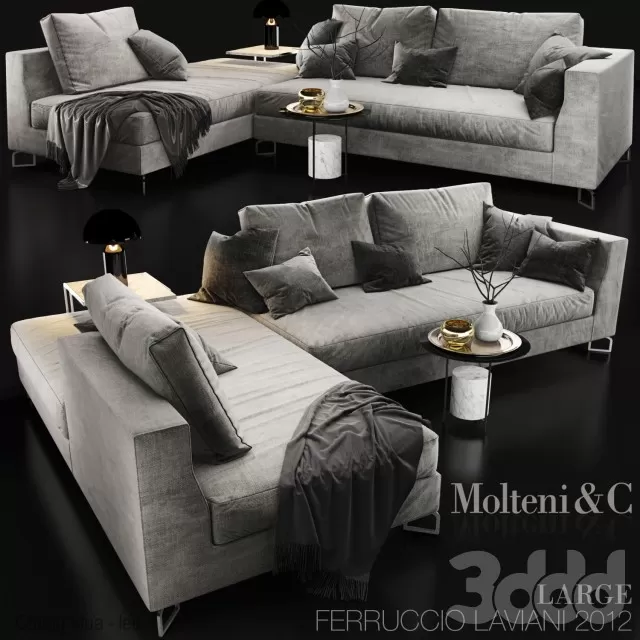 DECOR HELPER – LIVINGROOM – SOFA 3D MODELS – 312