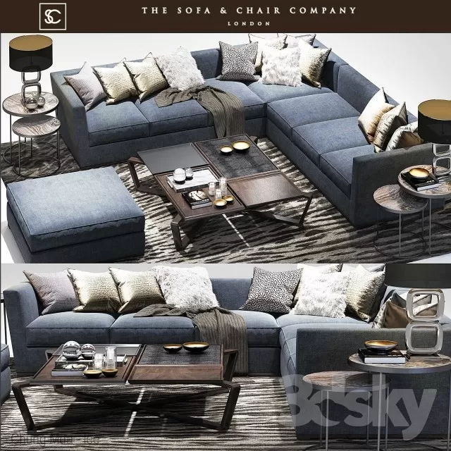 DECOR HELPER – LIVINGROOM – SOFA 3D MODELS – 314
