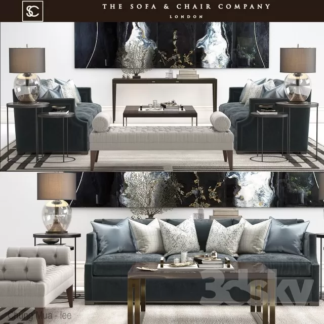 DECOR HELPER – LIVINGROOM – SOFA 3D MODELS – 320