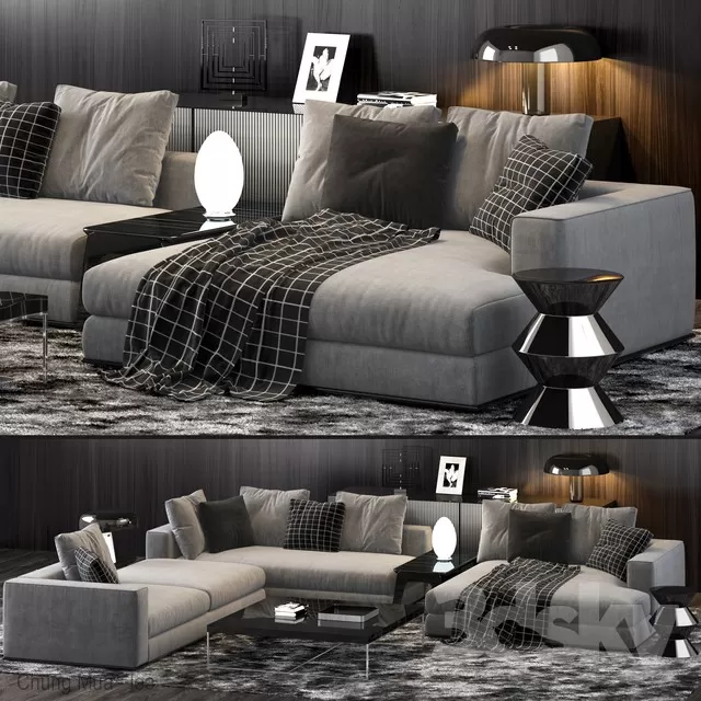 DECOR HELPER – LIVINGROOM – SOFA 3D MODELS – 327