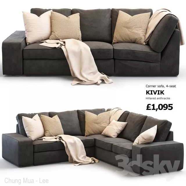 DECOR HELPER – LIVINGROOM – SOFA 3D MODELS – 39