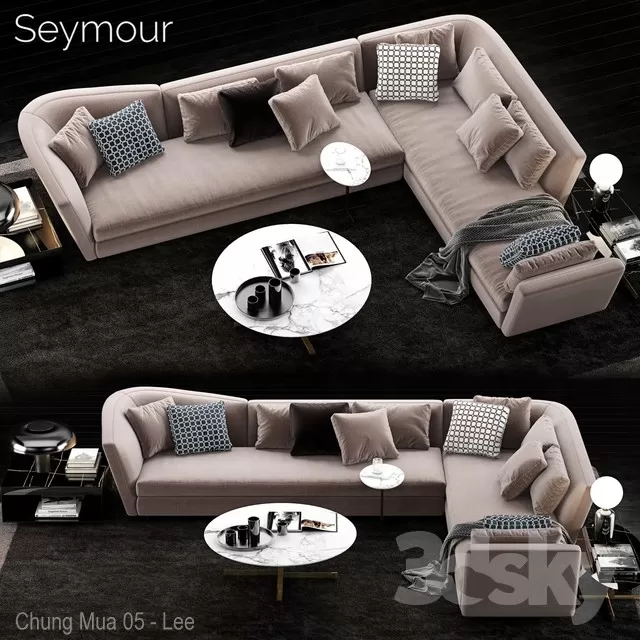 DECOR HELPER – LIVINGROOM – SOFA 3D MODELS – 44