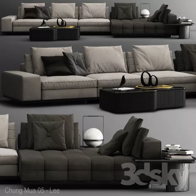 DECOR HELPER – LIVINGROOM – SOFA 3D MODELS – 46