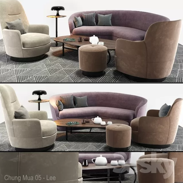 DECOR HELPER – LIVINGROOM – SOFA 3D MODELS – 51