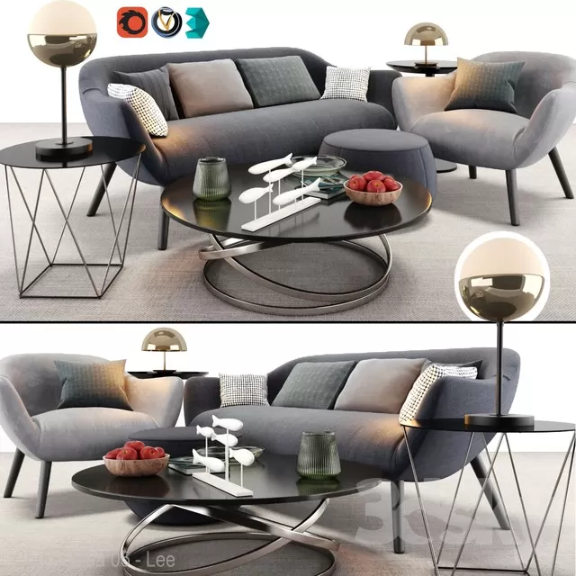 DECOR HELPER – LIVINGROOM – SOFA 3D MODELS – 52