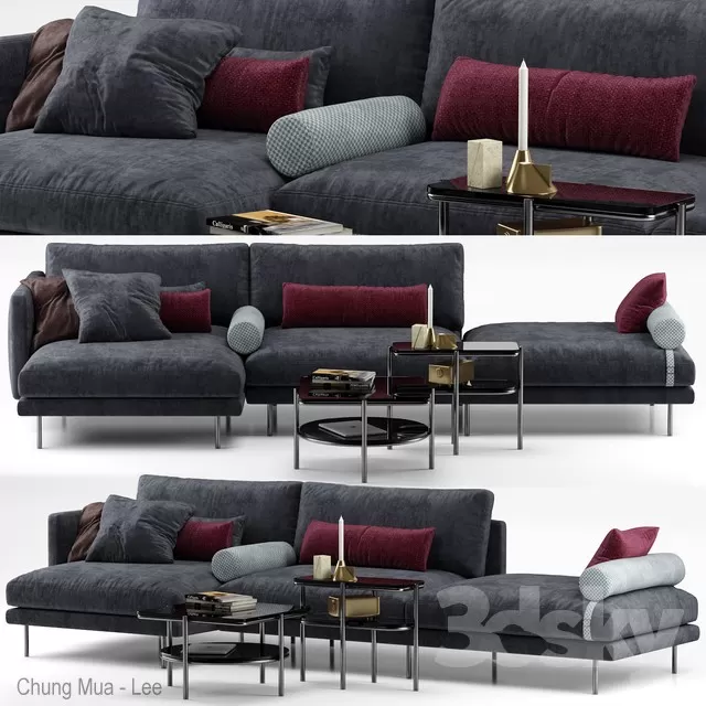 DECOR HELPER – LIVINGROOM – SOFA 3D MODELS – 89
