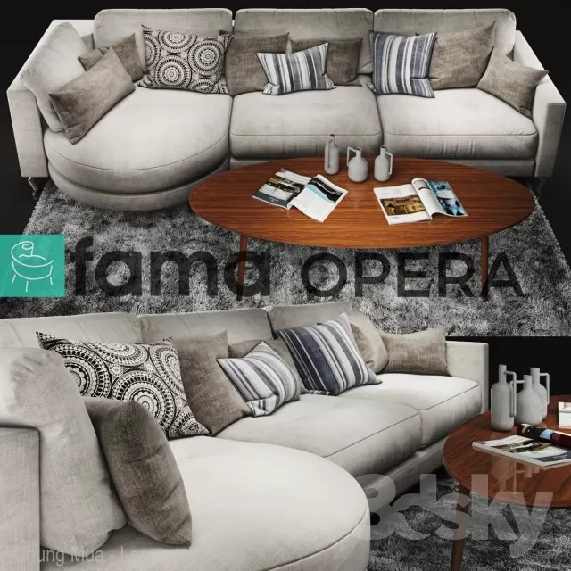 DECOR HELPER – LIVINGROOM – SOFA 3D MODELS – 1