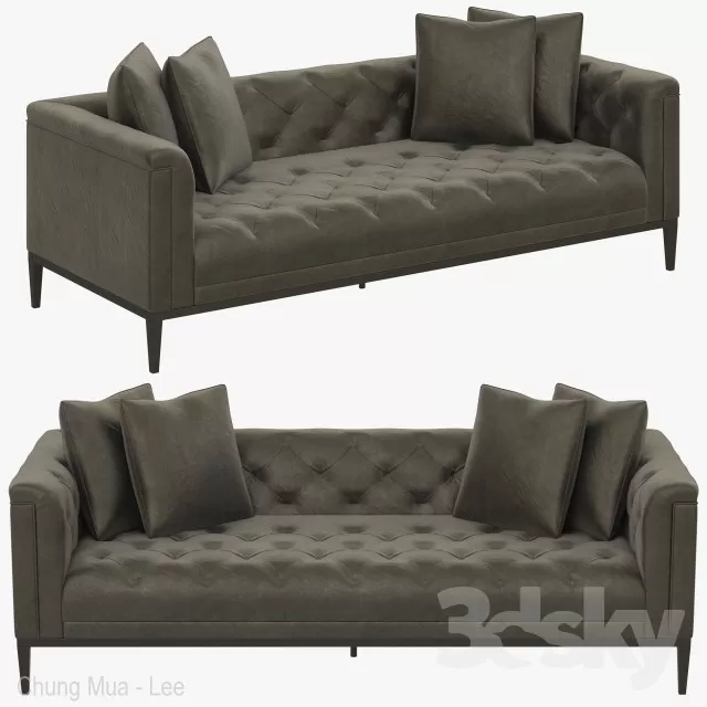 DECOR HELPER – LIVINGROOM – SOFA – LONG 3D MODELS – 2