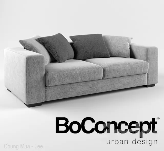 DECOR HELPER – LIVINGROOM – SOFA – LONG 3D MODELS – 108