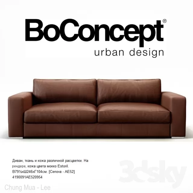 DECOR HELPER – LIVINGROOM – SOFA – LONG 3D MODELS – 111